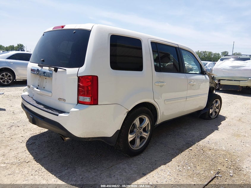 2012 Honda Pilot 3.5 Ex-L white Lot 111045238522 Vin 5FNYF4H50CB057247
