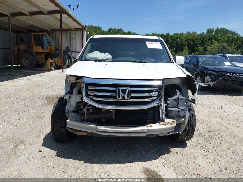 2012 Honda Pilot 3.5 Ex-L white Lot 111045238522 Vin 5FNYF4H50CB057247