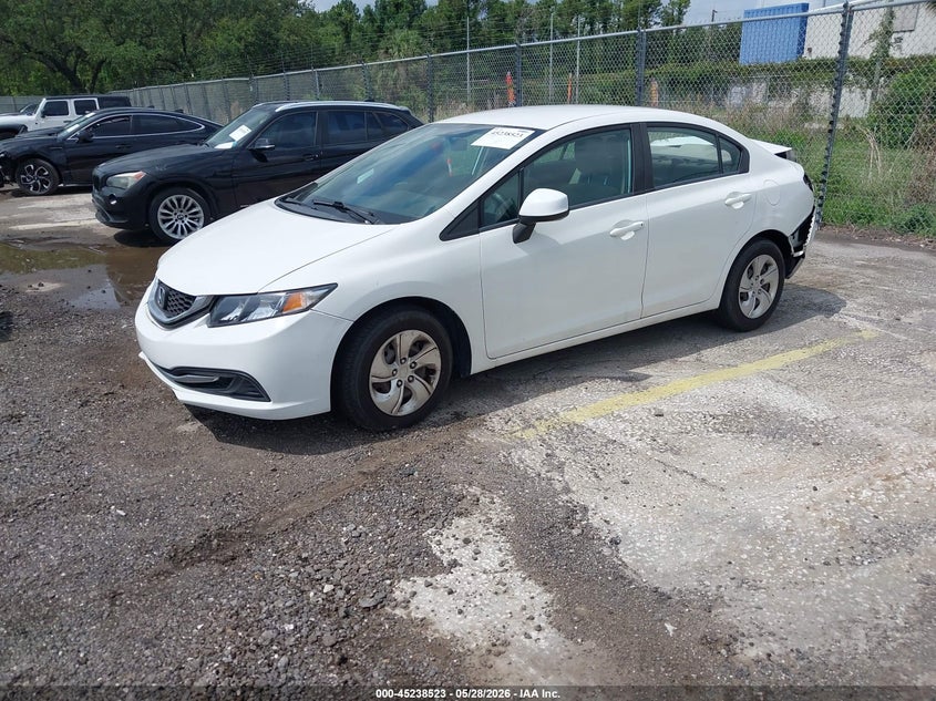 2013 Honda Civic Lx 2HGFB2F58DH575629 photo 1
