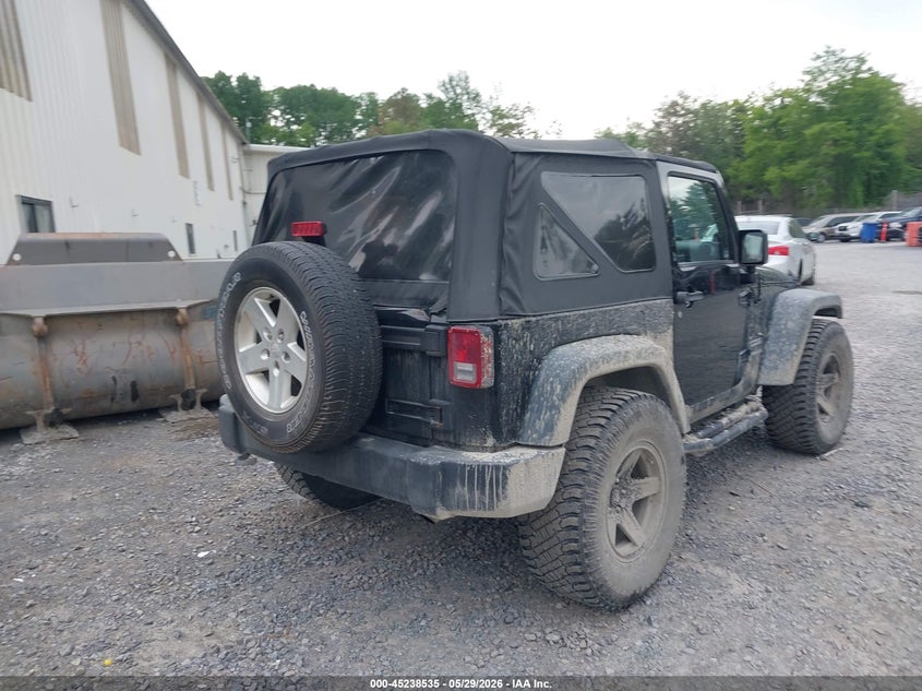 Vin: 1c4ajwag1dl504545, lot: 45736326, jeep wrangler sport 20134
