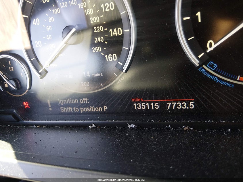 2013 BMW 750I VIN: WBAYA8C50DC996553 Lot: 45238612