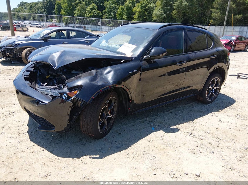 Vin: zaspakbn2n7d24511, lot: 45736430, alfa romeo stelvio veloce ti awd 20222