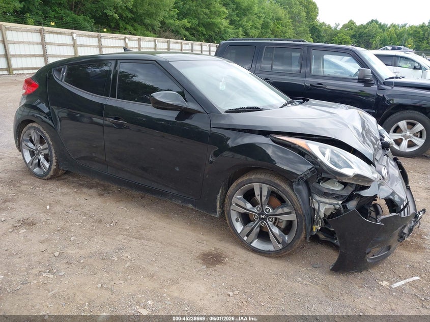 Vin: kmhtc6ad2fu230399, lot: 45736460, hyundai veloster 2015 img_1