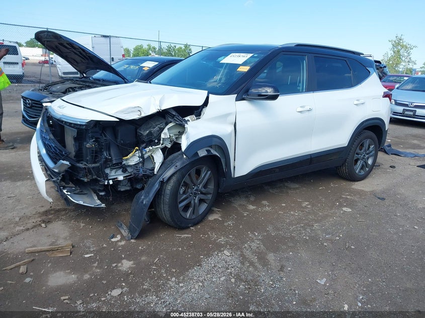 Vin: kndeu2aa2p7402519, lot: 45736494, kia seltos s 20232