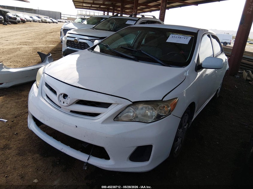 2012 Toyota Corolla 1.8 Le white Lot 111045238712 Vin 2T1BU4EE7CC831854