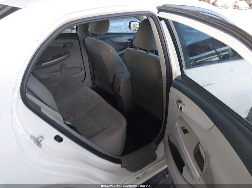 2012 Toyota Corolla 1.8 Le white Lot 111045238712 Vin 2T1BU4EE7CC831854