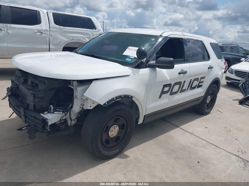 Vin: 1fm5k8arxhge39961, lot: 45736525, ford utility police interceptor 20172