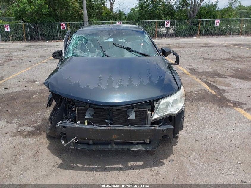 2012 Toyota Camry 2.5 Le blue Lot 111045238763 Vin 4T1BF1FK8CU071848