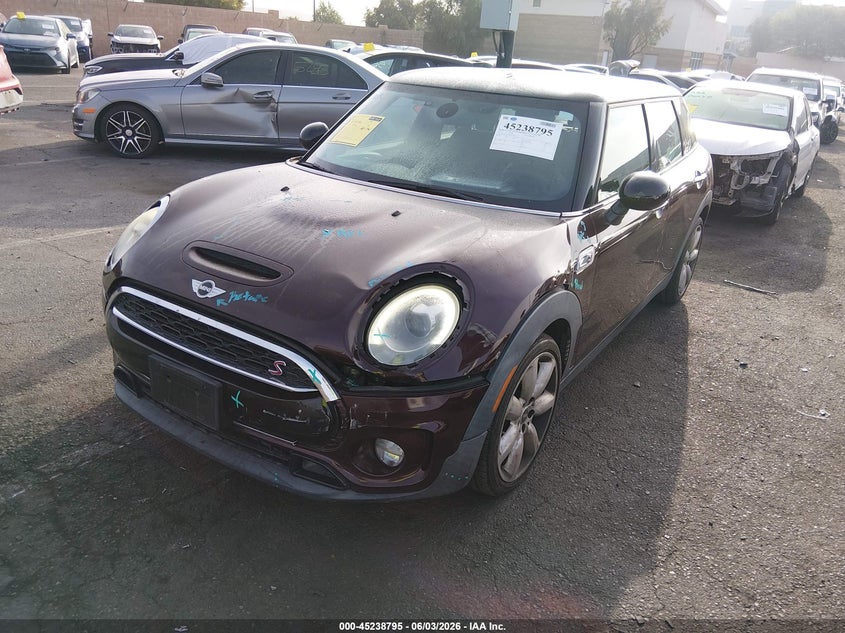 Vin: wmwln9c54g2e16061, lot: 45736586, mini clubman cooper s 20162