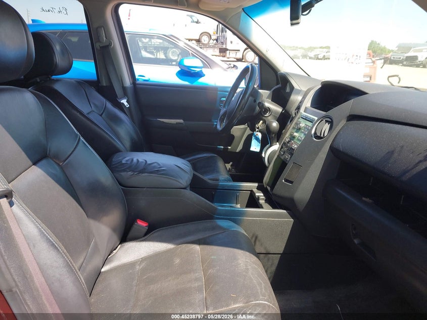 2011 Honda Pilot 3.5 Ex-L Purple Lot 111045238797 Vin 5FNYF4H54BB027862