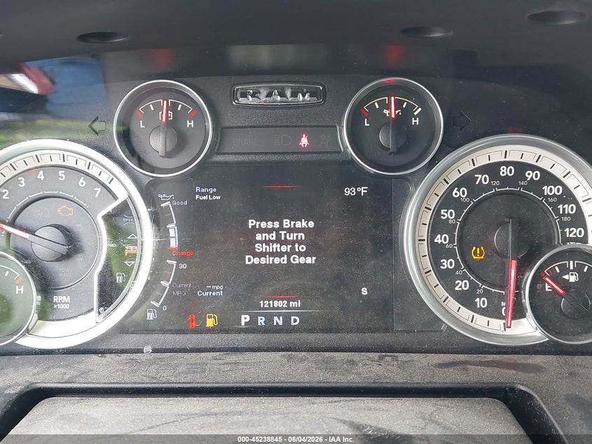2014 Ram 1500 Laramie VIN: 1C6RR7NT2ES126064 Lot: 45238845