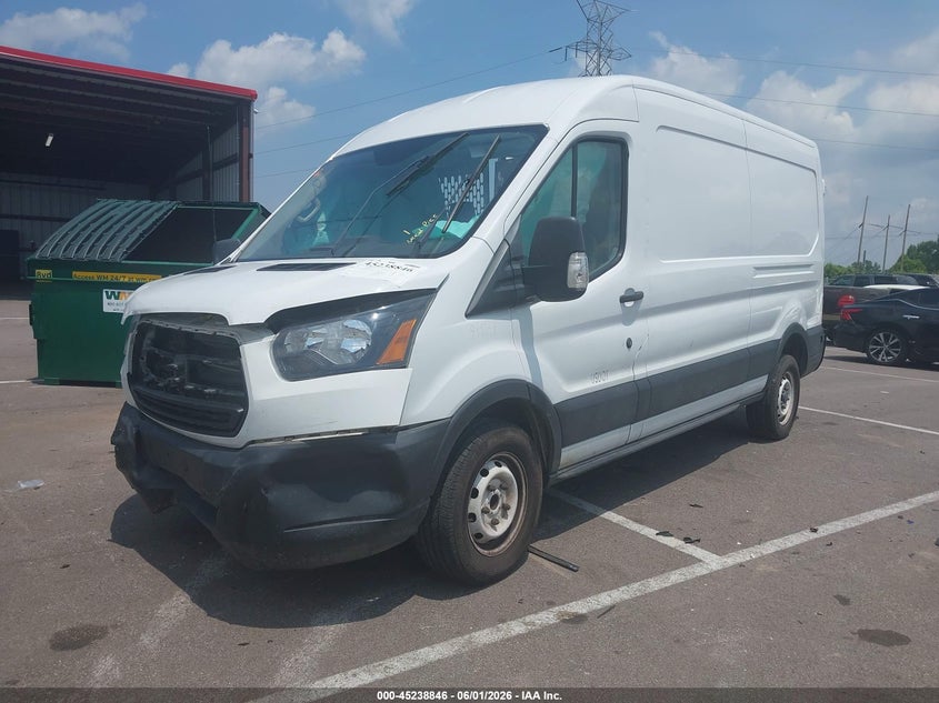 Vin: 1ftye2cm4kkb32510, lot: 45736637, ford transit-150 20192