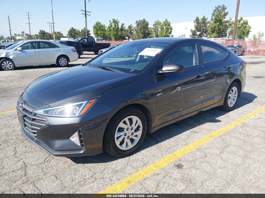 Vin: 5npd74lf5lh612089, lot: 45736656, hyundai elantra se 20202