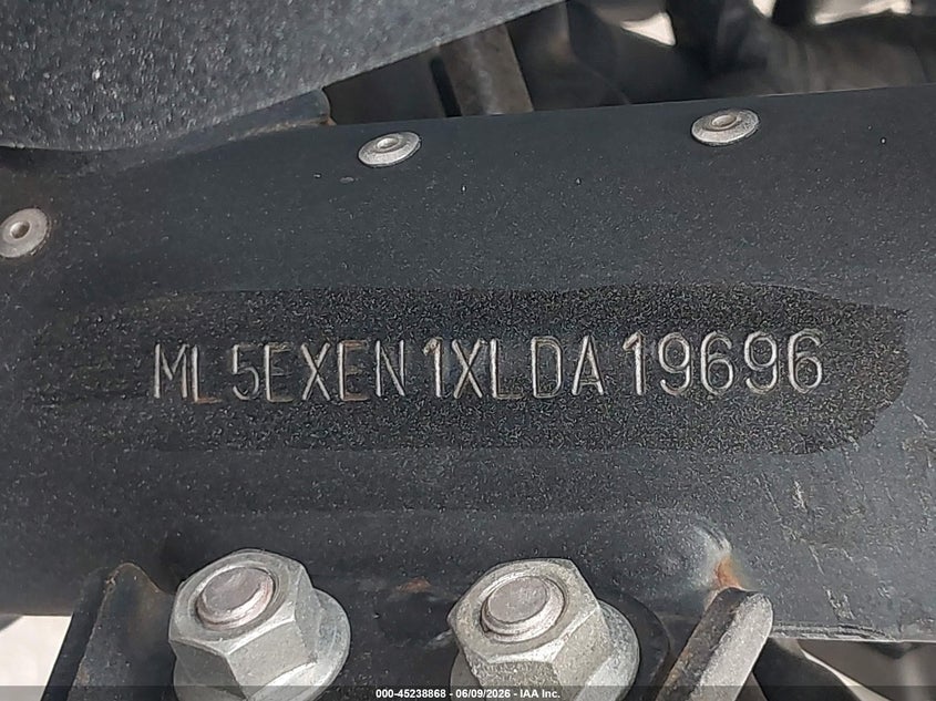 2020 Kawasaki Ex650 N VIN: ML5EXEN1XLDA19696 Lot: 45238868