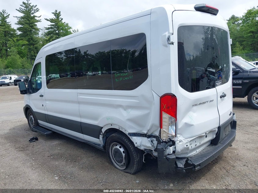 Vin: 1fbax2c82ska24292, lot: 45736683, ford transit-350 passenger van xl 20253
