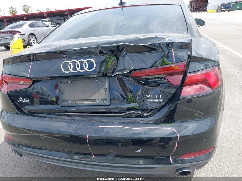 2018 Audi A5 2.0T Premium VIN: WAUTNAF57JA101858 Lot: 45238908