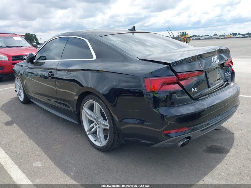 Vin: wautnaf57ja101858, lot: 45736698, audi a5 2.0t premium 20183