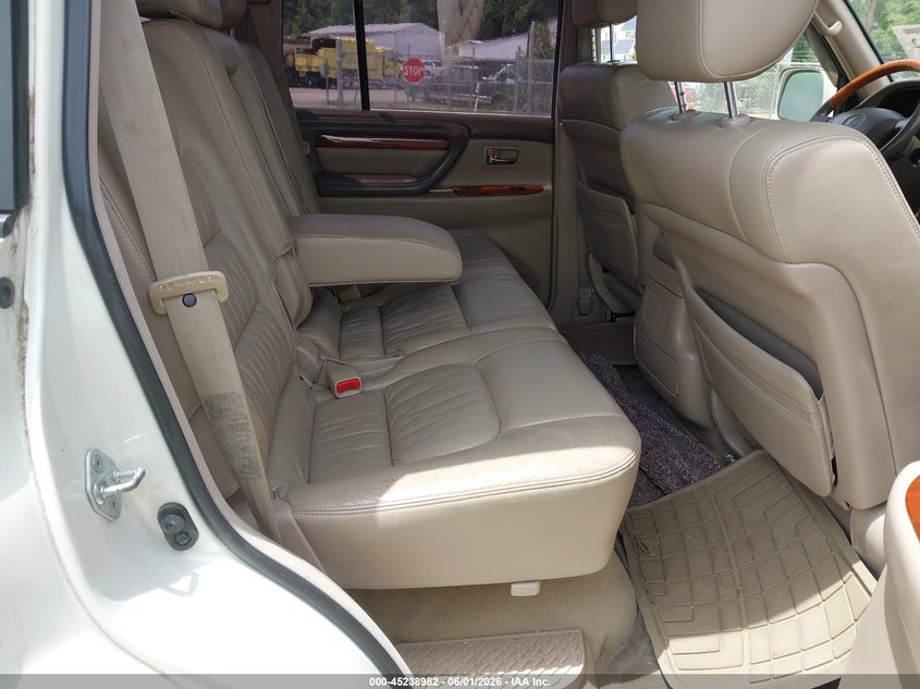 2000 Lexus Lx 470 VIN: JT6HT00W3Y0107853 Lot: 45238982
