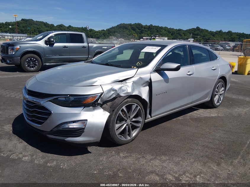 Vin: 1g1zd5st5mf067558, lot: 45736778, chevrolet malibu fwd lt 20212