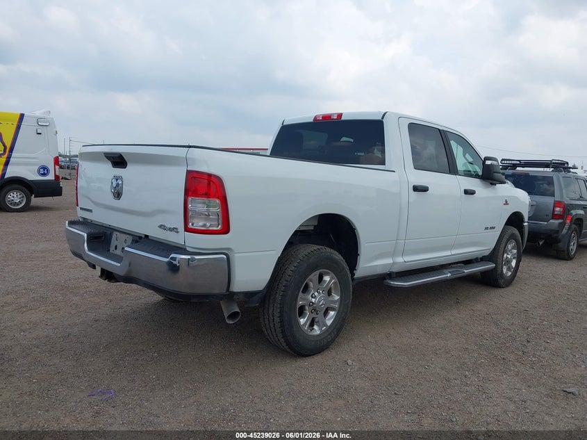 Vin: 3c6ur5dl7rg338276, lot: 45736817, ram 2500 big horn  4x4 6'4 box 20244