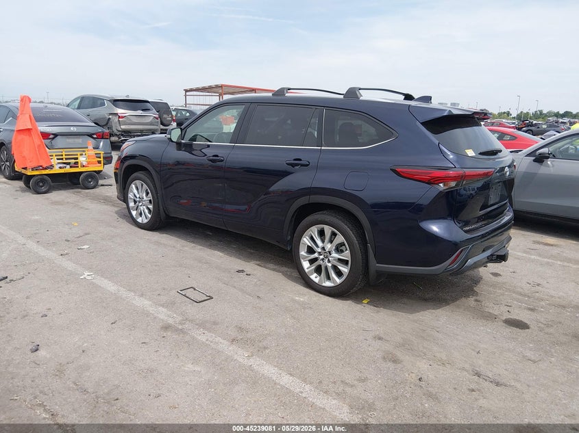 Vin: 5tddzrbh6ns182676, lot: 45736872, toyota highlander limited 20223