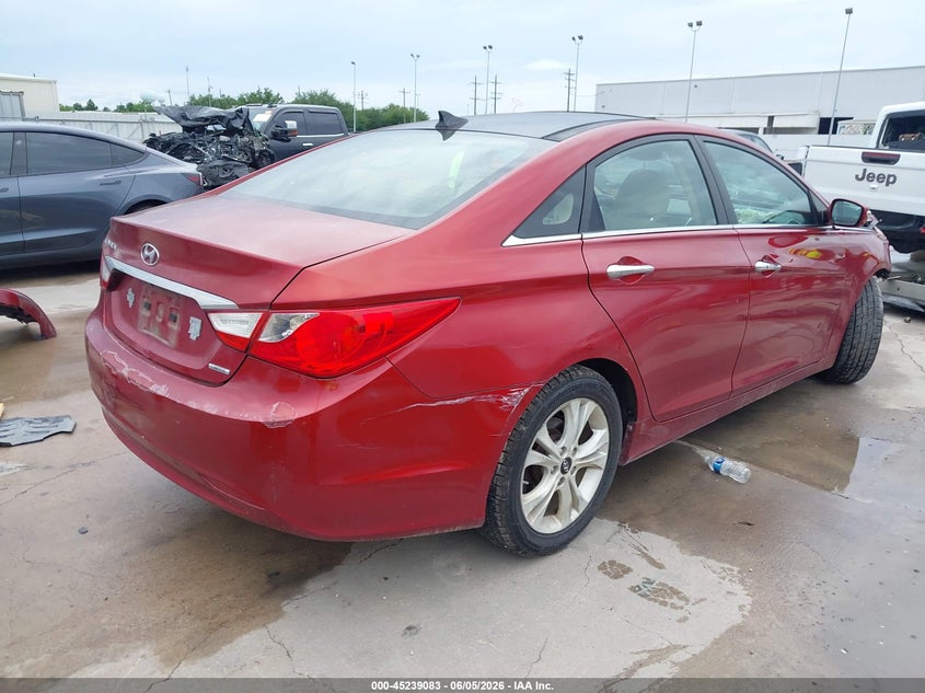 Vin: 5npec4ac2dh593902, lot: 45736874, hyundai sonata limited 20134