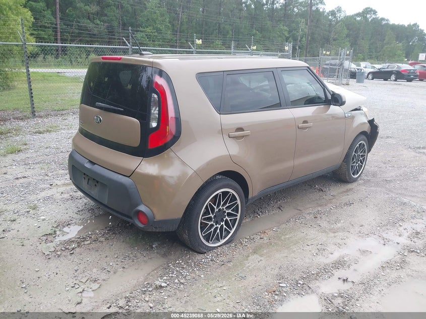 Vin: kndjn2a29f7168432, lot: 45736879, kia soul 20154
