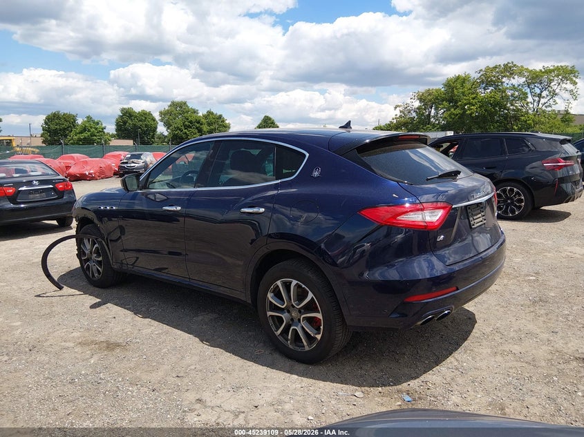 Vin: zn661xua4kx322653, lot: 45736900, maserati levante 20193