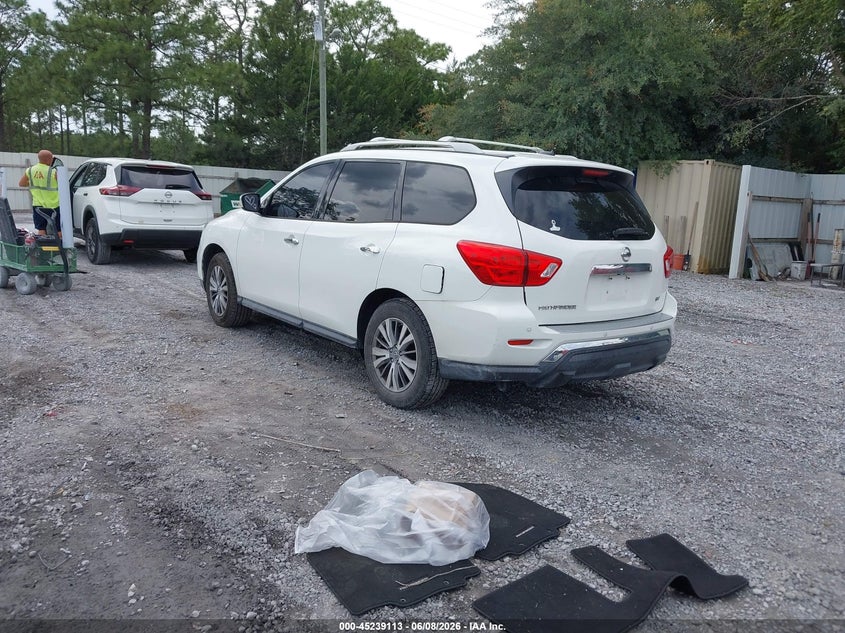 Vin: 5n1dr2mn7jc652148, lot: 45736904, nissan pathfinder sv 20183