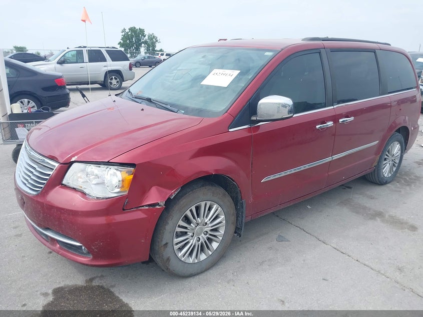 Vin: 2c4rc1cgxdr653900, lot: 45736925, chrysler town & country touring-l 20132