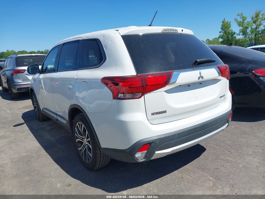 Vin: ja4ad3a31gz043555, lot: 45736937, mitsubishi outlander se 20163