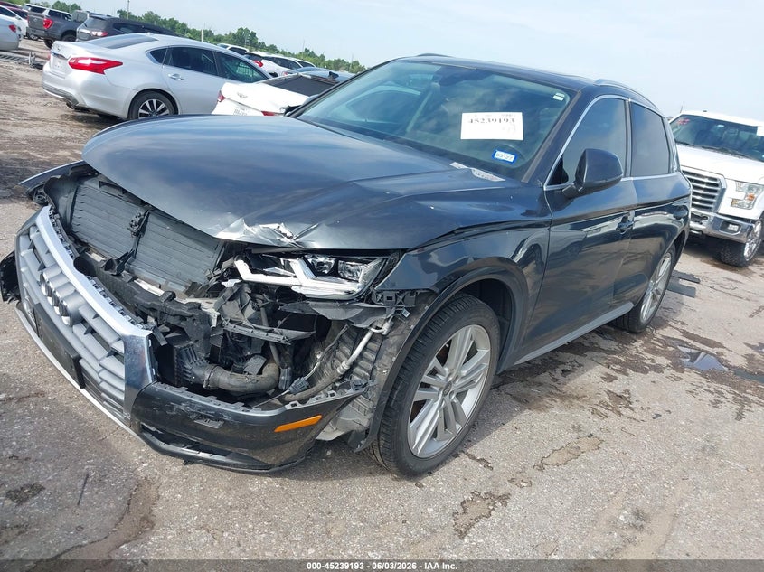 Vin: wa1bnafy9j2239365, lot: 45736984, audi q5 2.0t premium 20182