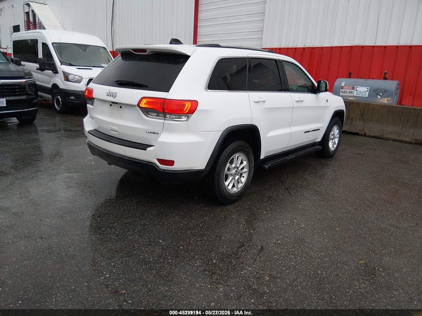 Vin: 1c4rjfag5jc381427, lot: 45736985, jeep grand cherokee laredo e 4x4 20184