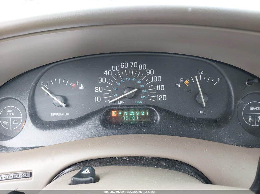 1999 Buick Century Custom Cmi VIN: 2G4WS52M6X1547298 Lot: 45239202