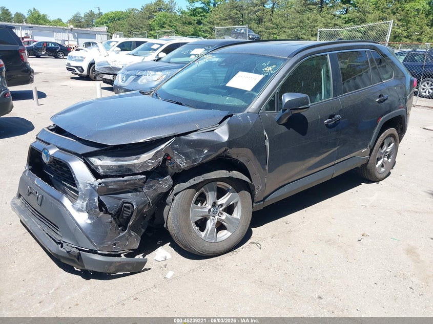 Vin: 4t3mwrfv9pu107562, lot: 45737012, toyota rav4 hybrid le 20232