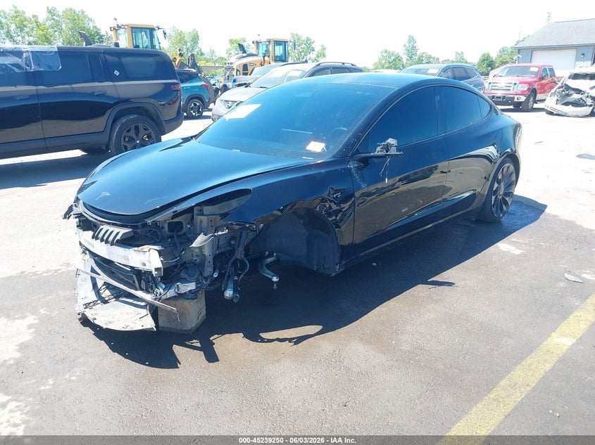 2021 TESLA MODEL 3 auction photo 2