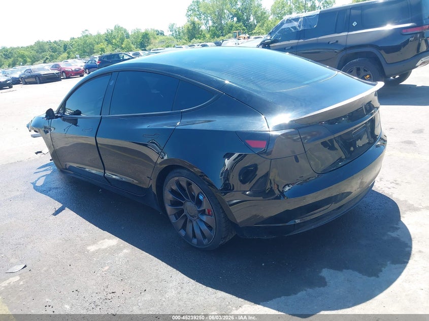 2021 TESLA MODEL 3 auction photo 3