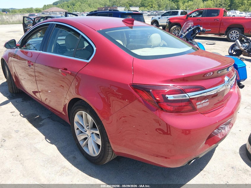 Vin: 2g4gk5ex7f9126507, lot: 45737047, buick regal turbo 20153