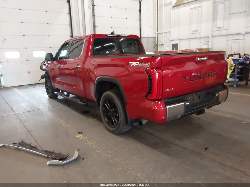 Vin: 5tfja5ec0nx006266, lot: 45737064, toyota tundra limited 20223