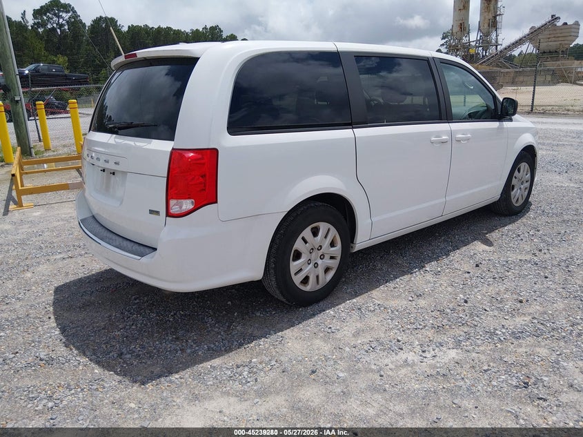 Vin: 2c4rdgbg0jr273364, lot: 45737071, dodge grand caravan se 20184