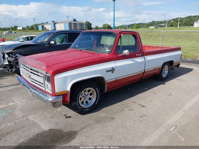 1986 CHEVROLET C-10 COUPE 5.0L V8 CRB OHV C