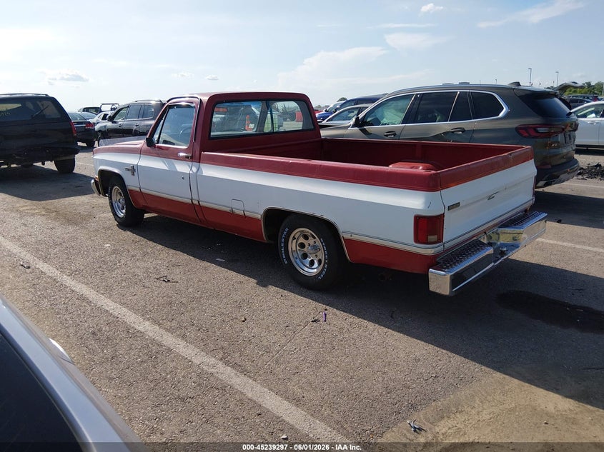 1986 CHEVROLET C-10 COUPE 5.0L V8 CRB OHV C