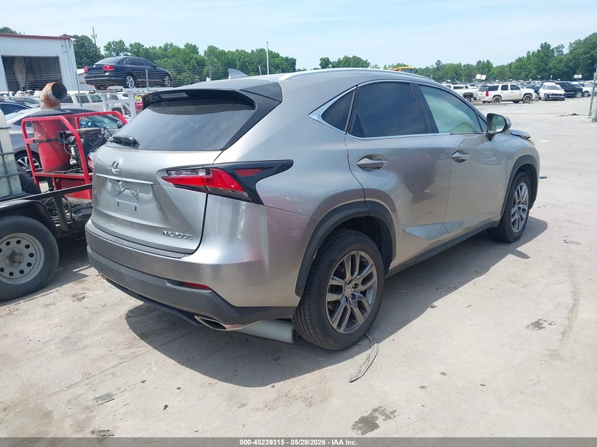 Vin: jtjyarbz0f2008576, lot: 45737106, lexus nx 200t 20154