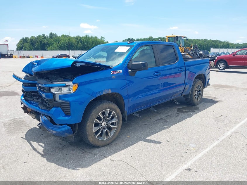 2022 Chevrolet Silverado 1500 4wd  Short Bed Rst 3GCUDEET4NG689355 photo 1