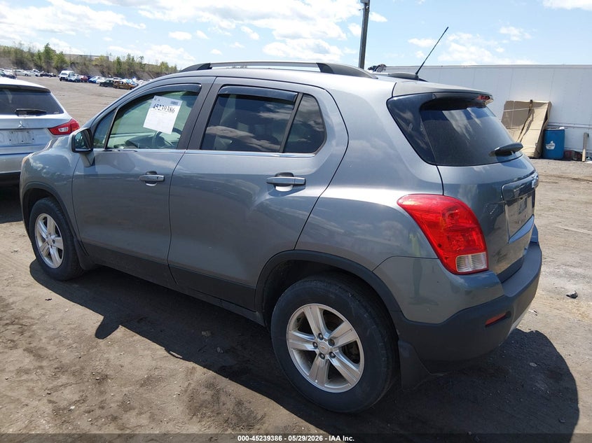 Vin: kl7cjrsb5fb072321, lot: 45737177, chevrolet trax lt 20153