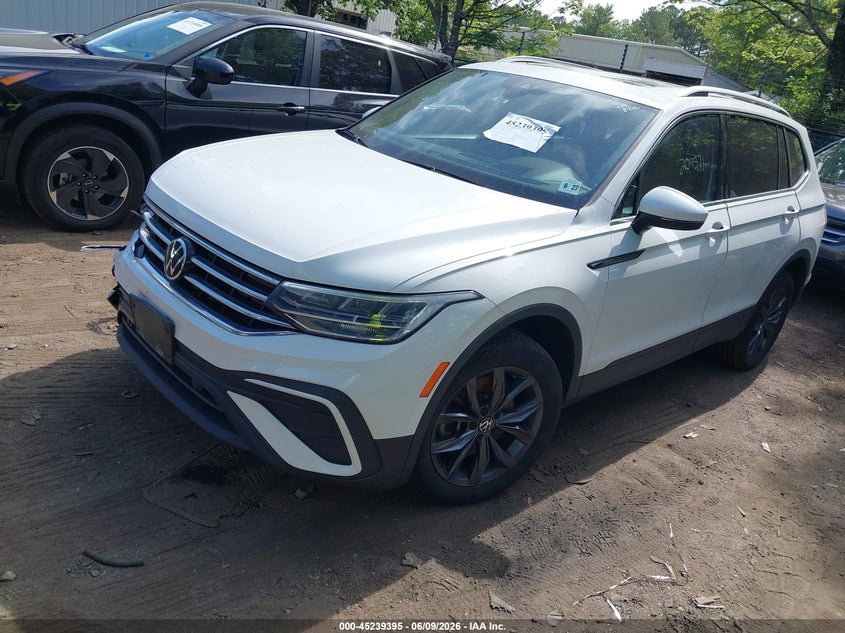Vin: 3vv2b7ax5nm116159, lot: 45737186, volkswagen tiguan 2.0t se 20222