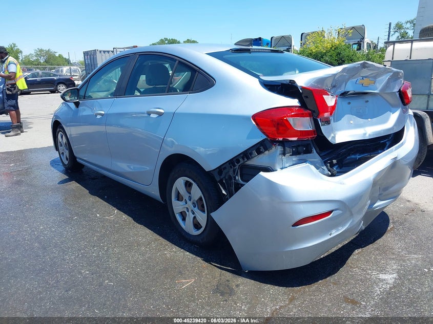 Vin: 1g1bc5sm0j7135011, lot: 45737211, chevrolet cruze ls auto 20183