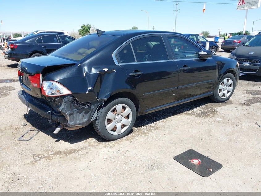 2009 Kia Optima 2.4 Lx Black Lot 111045239454 Vin KNAGE228995282909