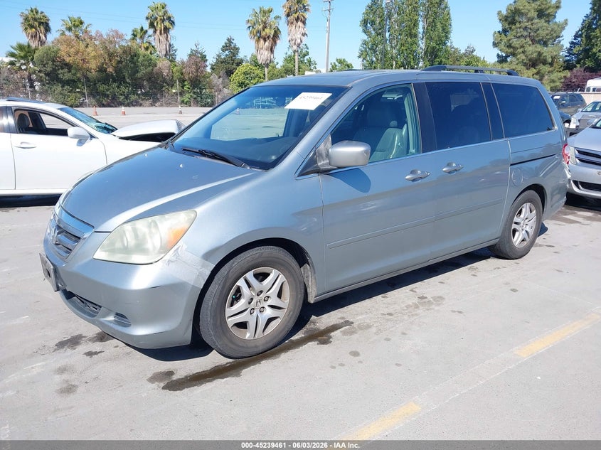 2005 Honda Odyssey Ex-L 5FNRL38625B049265 photo 1