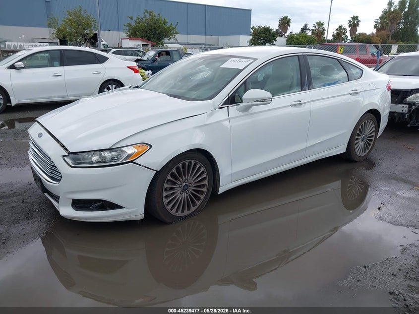 Vin: 3fa6p0k95fr164702, lot: 45737268, ford fusion titanium 20152